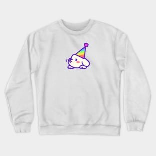 happy birthday puppy Crewneck Sweatshirt